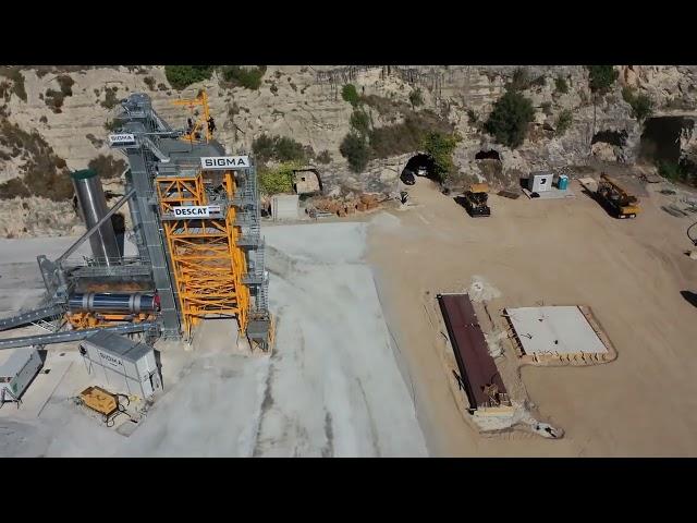 Sigma 160 t/h Asphalt Plant with RAP in Italy