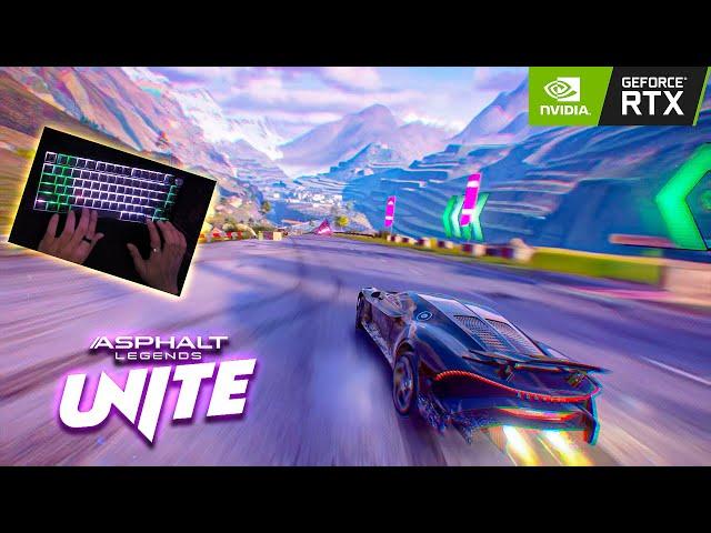 Fastest Keyboarder + Handcam on Asphalt Legends Unite ⌨️