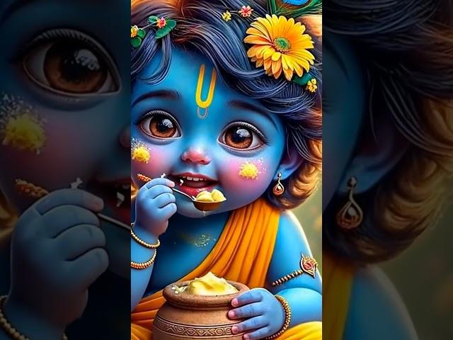 Little Krishna Makhan chor Little Krishna Jay Shri Krishna #krishna #dharmik #littlekrishna #sorts