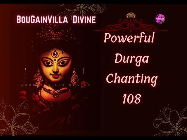 Om Shri Durgayai Namaha 108 Chants | Chanting on Maa Durga | Durga  | Navarathri | HD |