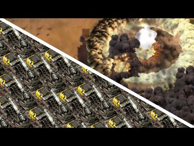 Atomic Artillery Trains are INSANE - Factorio