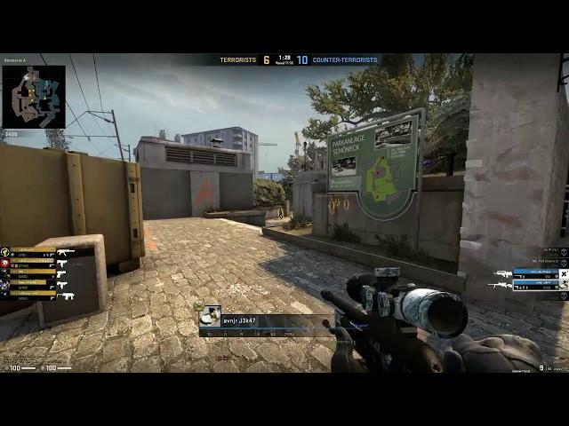 Glitchy/Nervy 1v 4k | SSG | CSGO