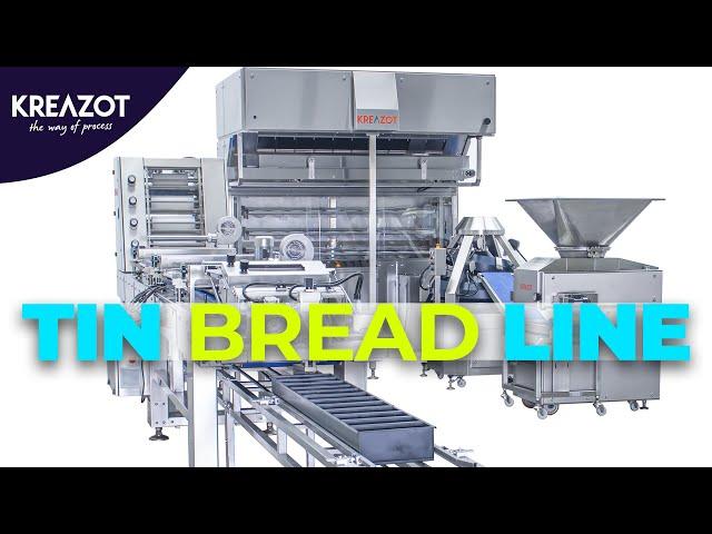 TIN BREAD LINE, BREAD MACHINE, Industrial Bakery Equipment, Toast Bread