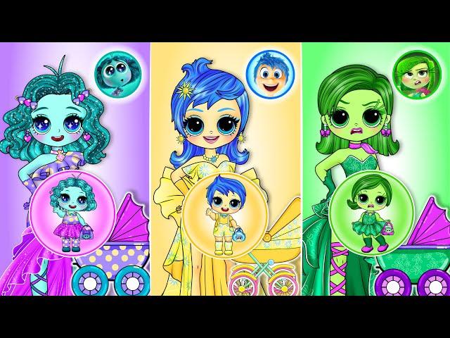 INSIDE OUT 2 Blind Bags unboxing: Joy, Envy, Disgust With Their Babies!