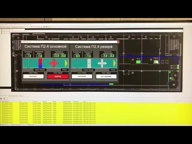 Разработка SCADA, HMI