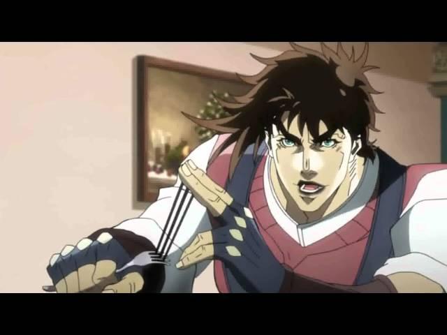 JoJo's Spaghetti Trick (dubbed version)