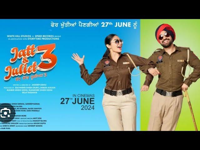 Jatt & Juliet 3 NEW PUNJABI FILM ( Diljit Dosanjh  Neeru Bajwa ) LETEST FILM