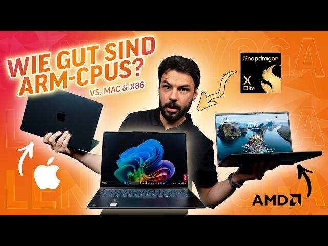 Notebook Vergleich: Lenovo Yoga Slim 7x vs MacBook Air M3 vs ZenBook 14 OLED