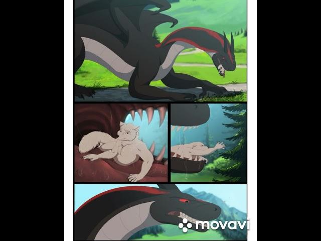 dragon snake vore-дракон змея