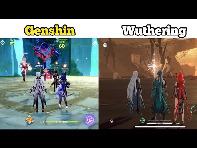 Coop in Genshin vs Wuthering Waves 