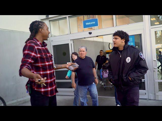 Fake Security Guard Prank!