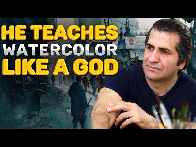 FREE watercolor lesson by Javid Tabatabaei | Secret painting tips of renowned artist | watercolor