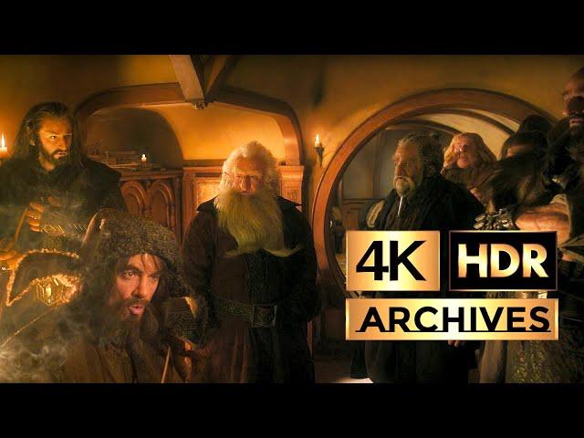 The Hobbit - An Unexpected Journey - The Misty Mountains Song Scene [ HDR - 4K - 5.1 ]