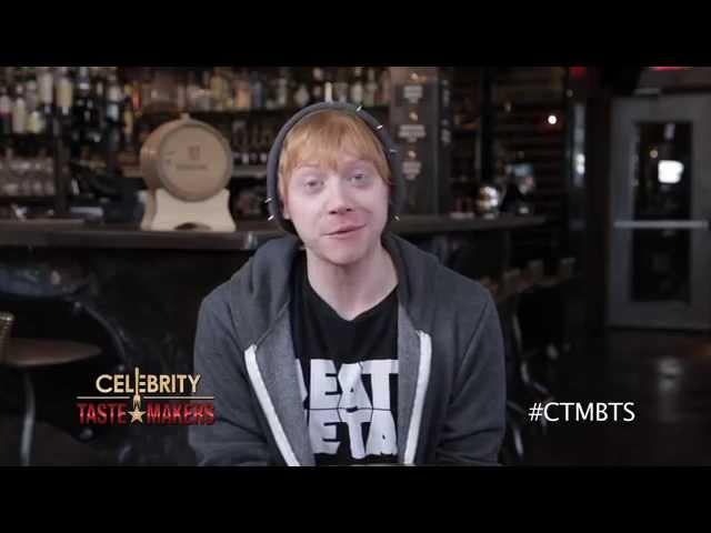 Rupert Grint Behind the Scenes on Celebrity Taste Makers