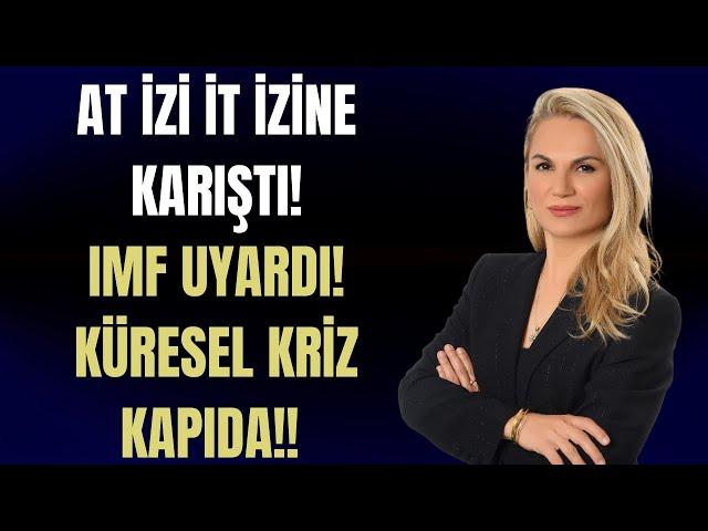 AT İZİ İT İZİNE KARIŞTI! IMF UYARDI. KÜRESEL KRİZ KAPIDA!