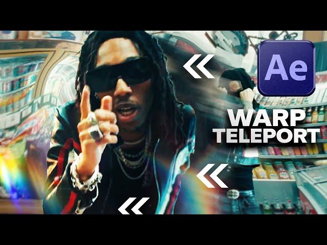 Warp Teleport Effect for Music Videos | After Effects Tutorial!