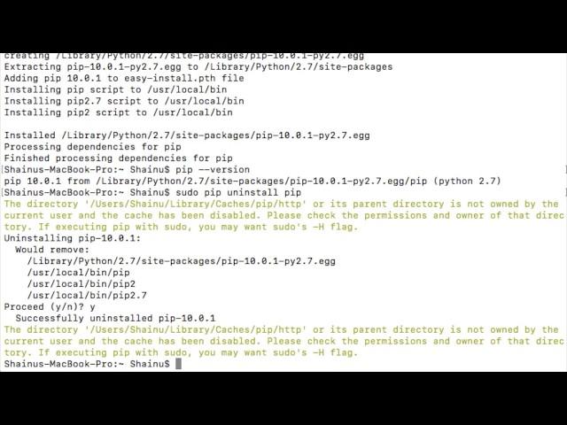 How To Install PIP Packet Manager on MacOS?! | bash: pip: command not found Solution
