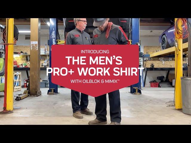 Red Kap Men's Pro+ Work Shirt with OilBlok & Mimix