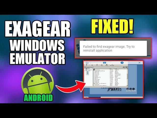 How To Install & Fix "Failed to find ExaGear image" Error