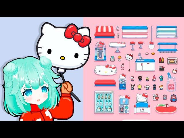 ЧТО КРУТОГО в МЕБЕЛИ Hello Kitty из Тока Бока? Смотрим обновление в Toca Life world