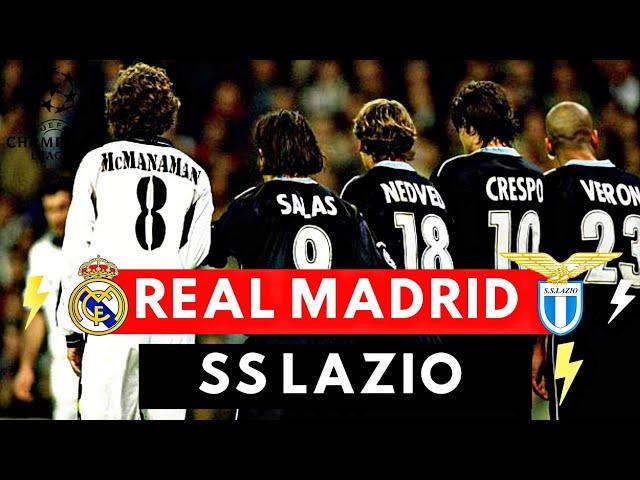 Real Madrid 3-2 Lazio All Goals & Highlights ( 2001 Uefa Champions League )