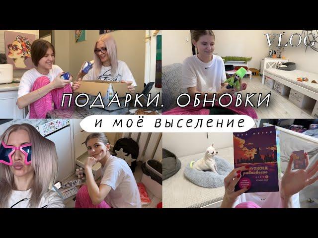 Посылка от подписчицы. Обновки для собак. Мини библиотека и уборка Киры. Воспоминания с выселением.