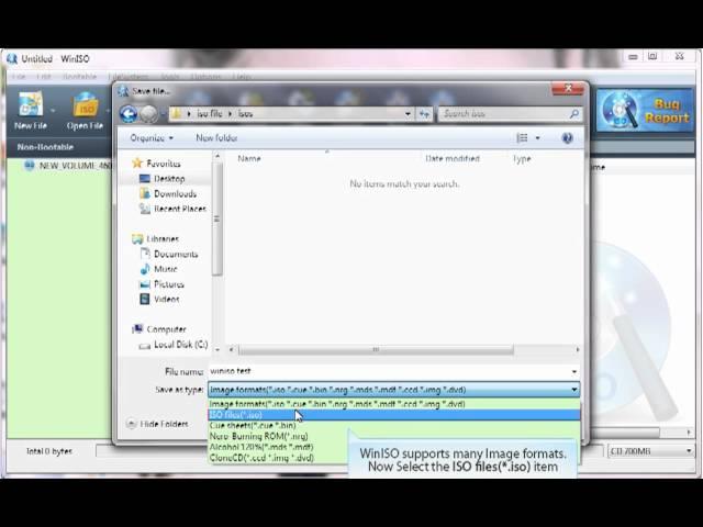 How to make ISO file from your CD, DVD, BD with WinISO