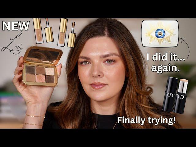 New Makeup Launches Try On! Lisa Eldridge Fawn Palette, Liquid Silk Eyeshadow, Dior Foundation Stick