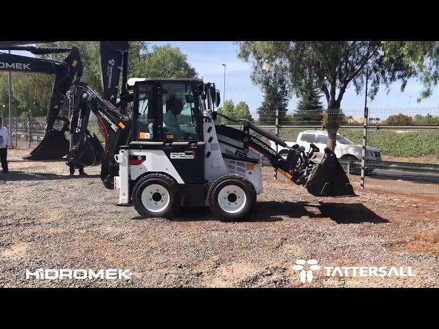 MINI BACKHOE LOADER HIDROMEK 62SS - Tattersall Maquinarias Chile