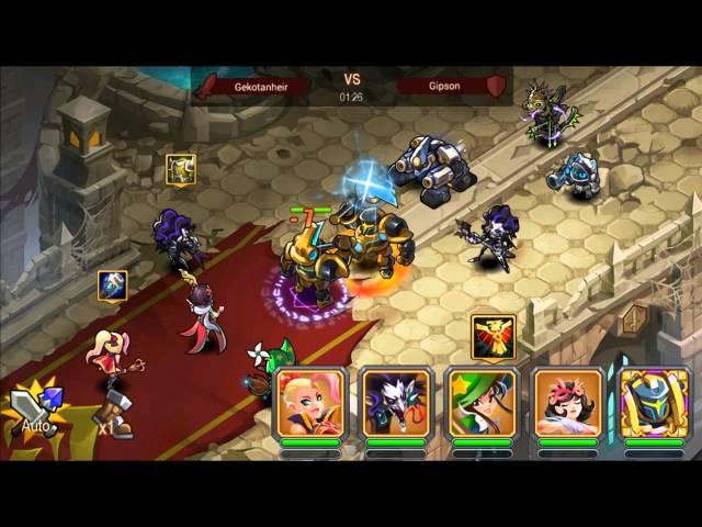 Magic Rush: Heroes Arena battle