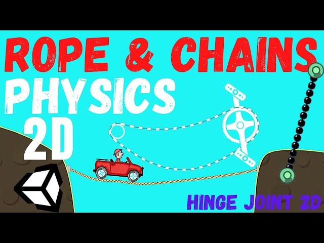 2D Rope & Chains Physics Unity (tutorials) || Bridge Hinge Joint