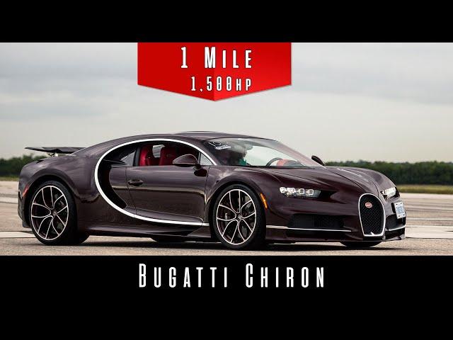 2018 Bugatti Chiron (Standing Mile Top Speed Test)