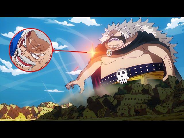 Garp sent the giant flying with one blow | One Piece episode 1121