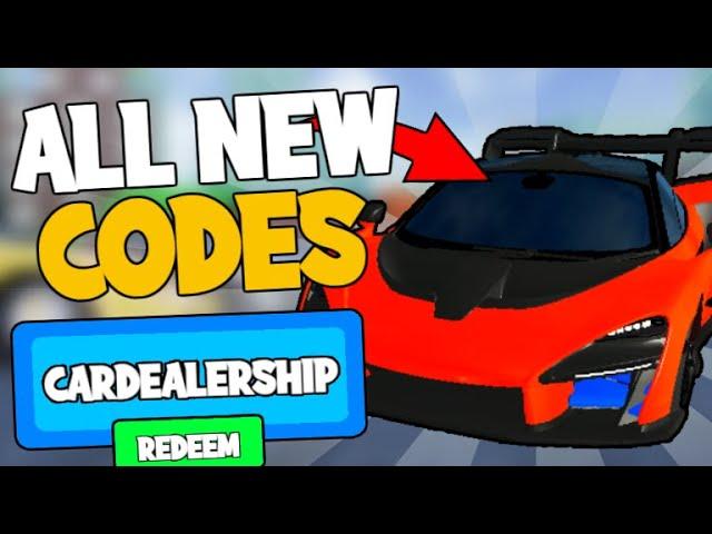 ALL CAR DEALERSHIP TYCOON CODES! (April 2021) | ROBLOX Codes *SECRET/WORKING*