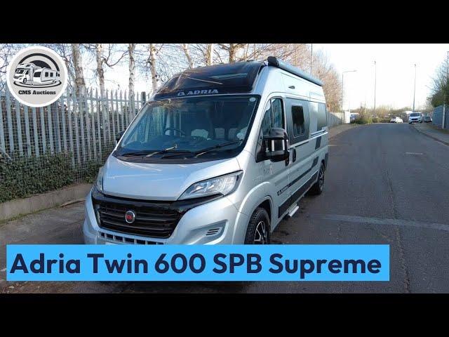 Adria Twin 600 SPB Supreme  - Motorhome Auction