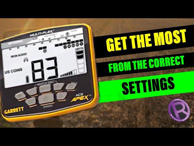 GARRETT ACE APEX SETUP & SETTINGS #GarrettMetalDetectors #MetalDetecting #AceApex #XMDUK #Regton