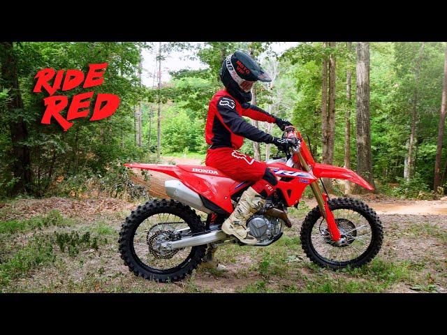 NEW 2022 Honda CRF450R Film: Ride Red