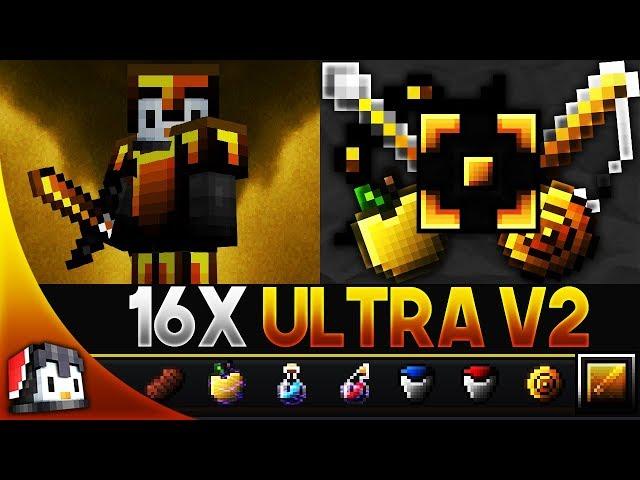 Ultra Gold v2 [16x] MCPE PvP Texture Pack (FPS Friendly) by iSparkton