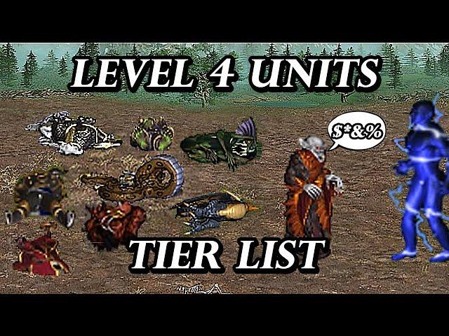 ITS A SLAUGHTER!!! | Heroes 3 HotA Tier 4 creature TIER LIST!