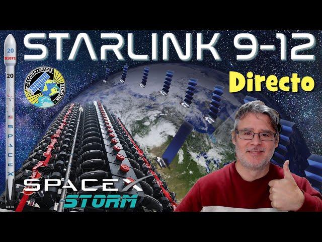 ¡Lanzamiento de la misión Starlink 9-12 a cargo de SpaceX! 