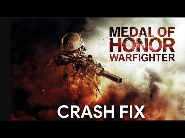 Medal of Honor Warfighter Crash Fix