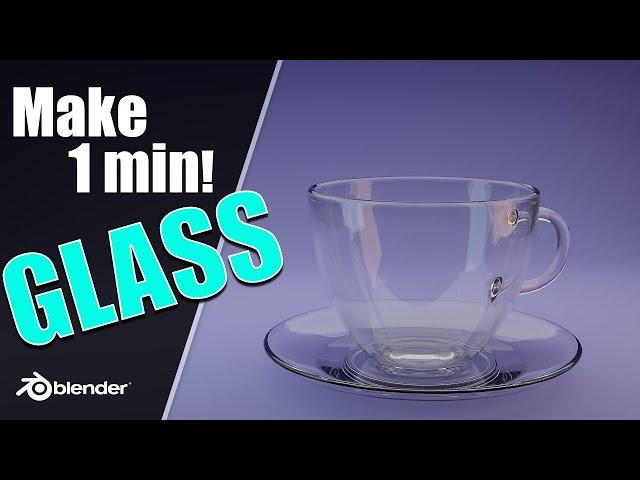 Best Glass Material in Blender Tutorial