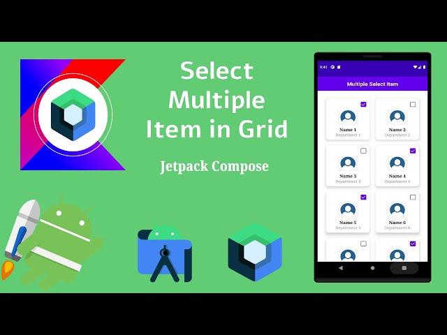 How to implement Select Multiple Item in Jetpack Compose | Android | Kotlin | Make it Easy