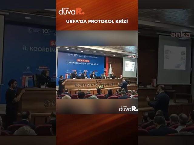 Urfa'da protokol krizi: Yeniden Refahlı Gülpınar, Murat Kurum'a baka baka eleştirdi #shorts