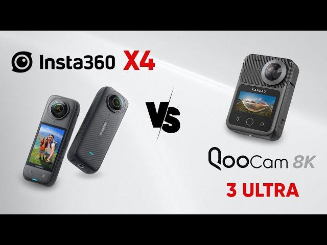 QooCam 3 Ultra vs. Insta360 X4 - Which is the Best 8K 360 Camera?