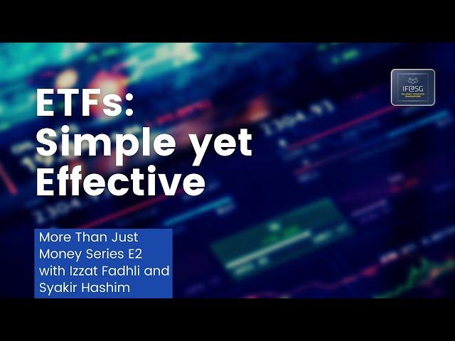 MTJM Ep2 with Wahed Invest: Exchange Traded Funds, Simple Yet Effective?