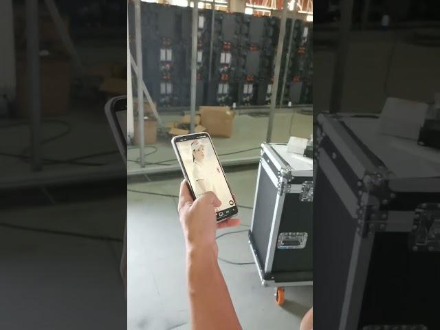 LED advertising machine connected with phone online Synchronize