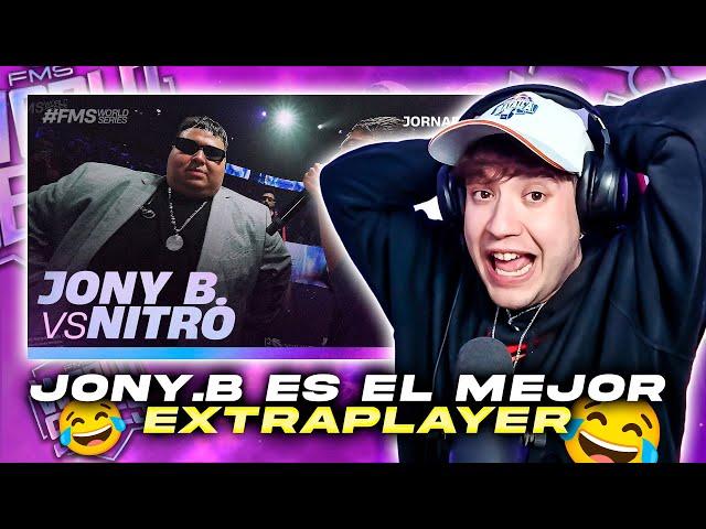 JONY BELTRÁN ES EL MEJOR EXTRAPLAYER DEL PLANETA  JONY B. VS NITRO EN FMS WORLD SERIES J04 KAPO