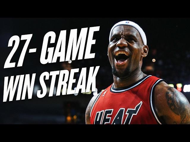 When The Miami Heat Went On An UNREAL 27-Game Win Streak 