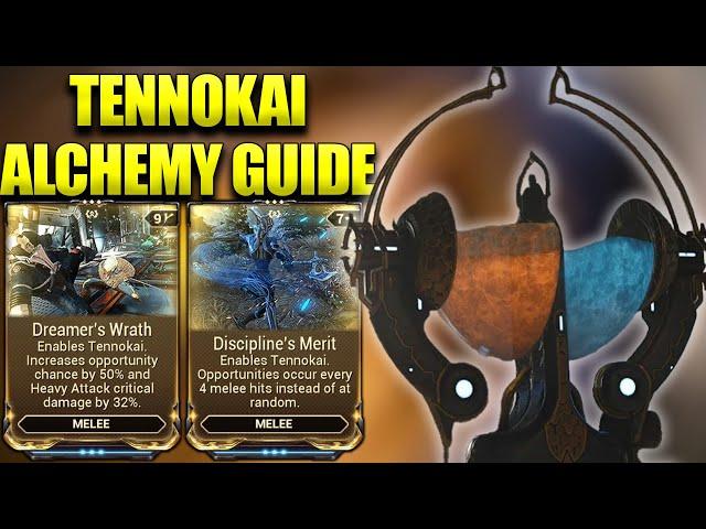 How To Farm All New Tennokai Melee Mods! Warframe Alchemy Mission Guide!